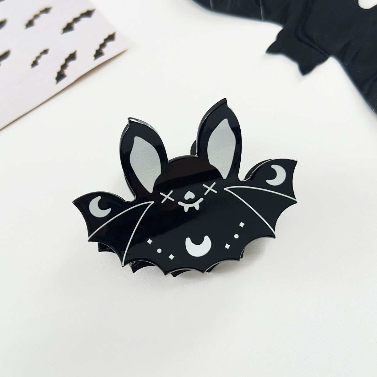 Wholesale  Funny Pumpkin Clip Butterfly Skull Hairpin