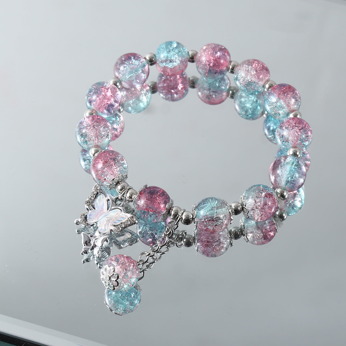 Wholesale  Super Fairy Butterfly Jade Broken Bracelet  Charms Butterfly Bracelets