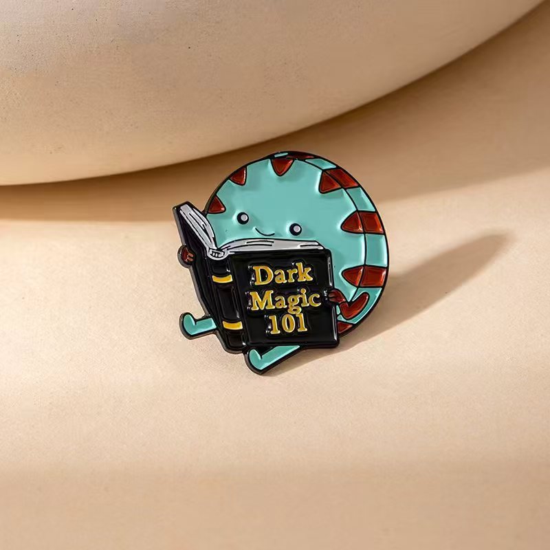 Wholesale Cartoon Reading Day Student Badge Pin Brooch
