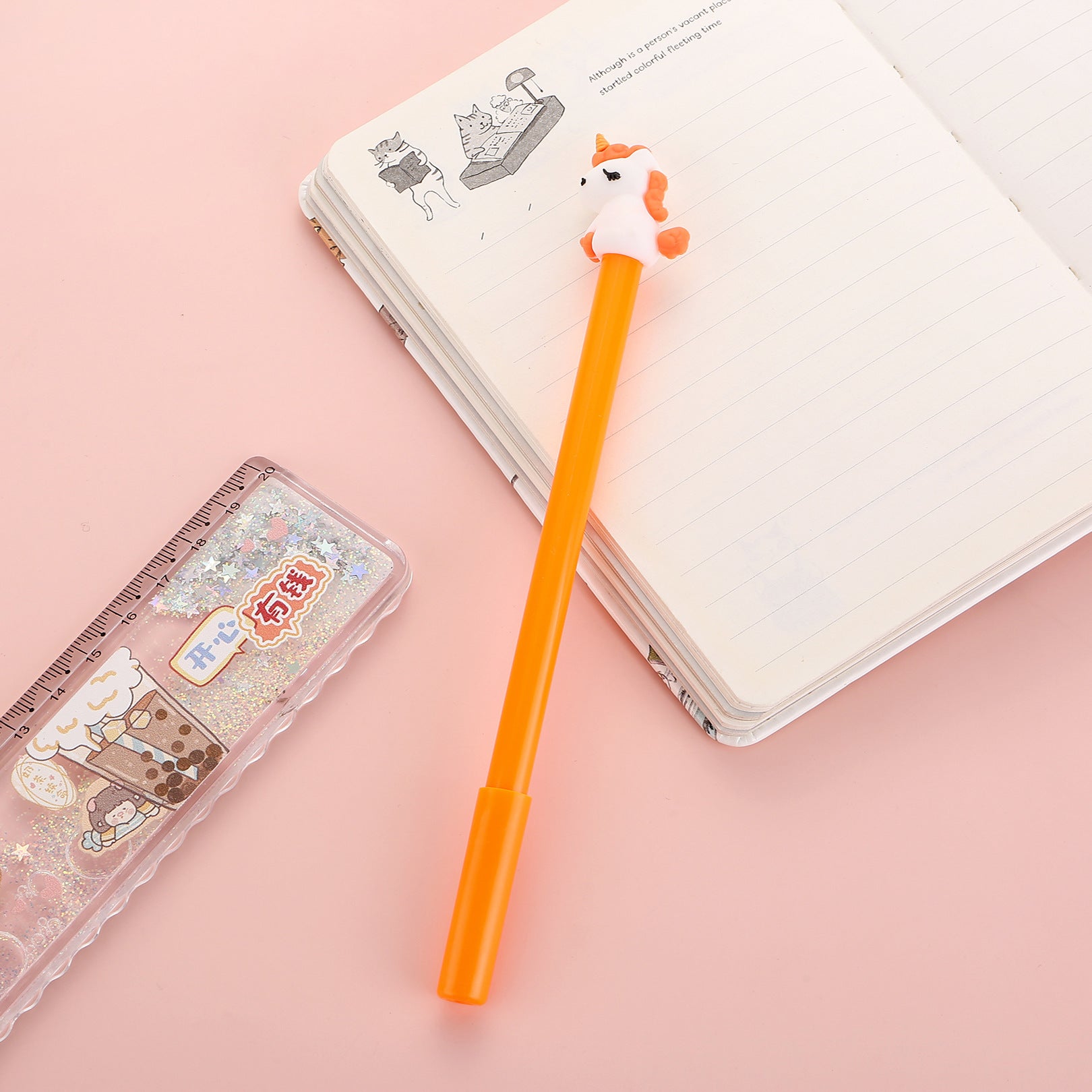 Wholesale Plastic Unicorn Gel Pen