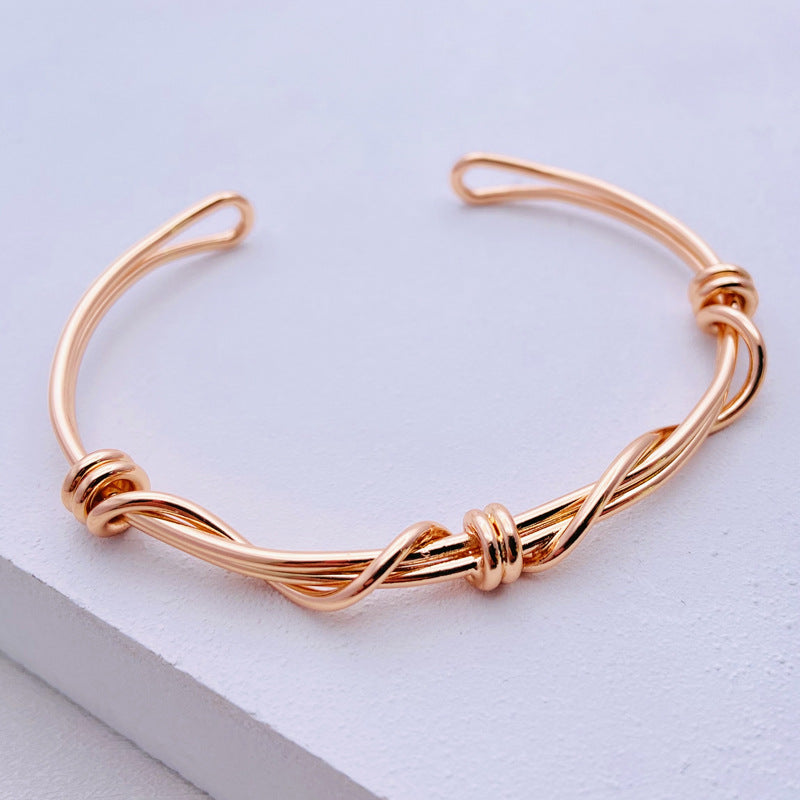 Wholesale Wrapped Knotted Vintage Copper Bracelets