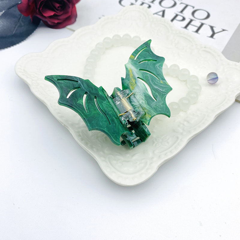 Clips de cabello de bate de halloween acetato al por mayor