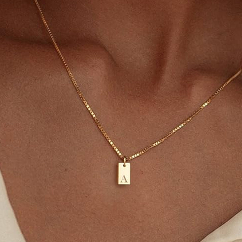 Wholesale Letter Stainless Steel Necklaces