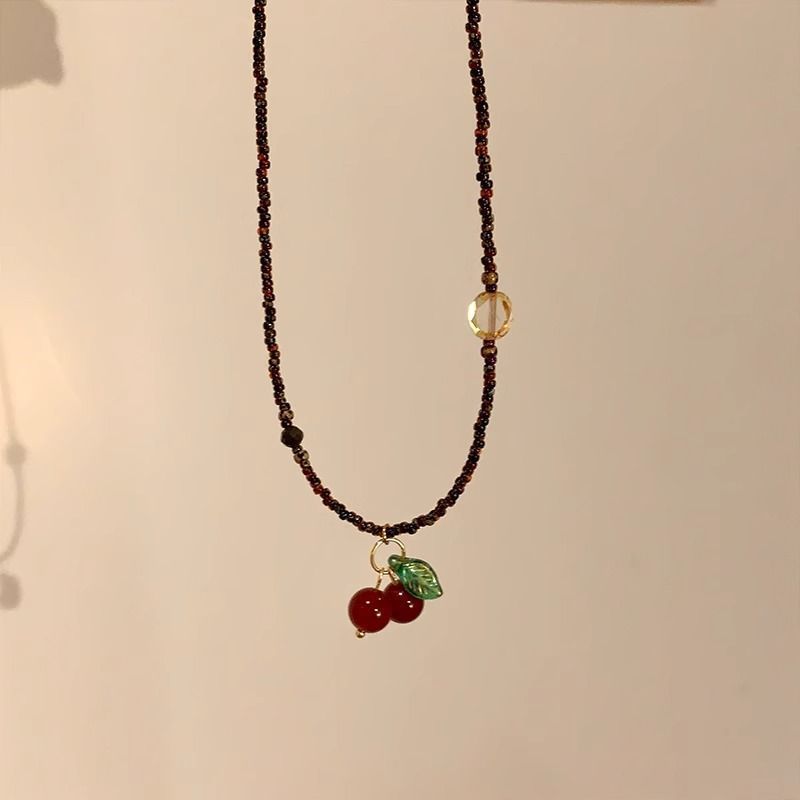 Wholesale Thorns and Aurora Key Rose Butterfly Cartoon Cat Necklace