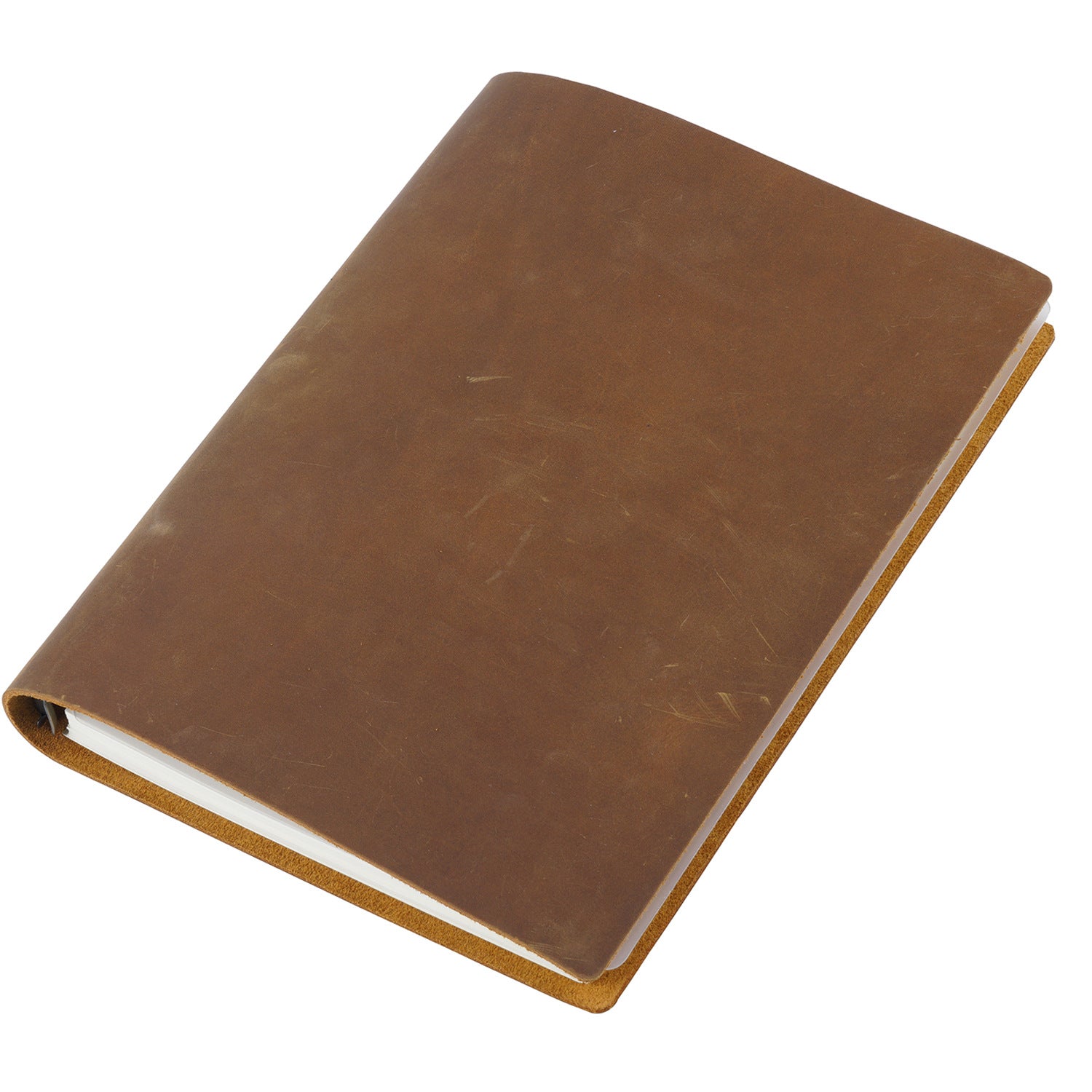 Wholesale B5 Loose-leaf Vintage Handmade Cowhide Notebook