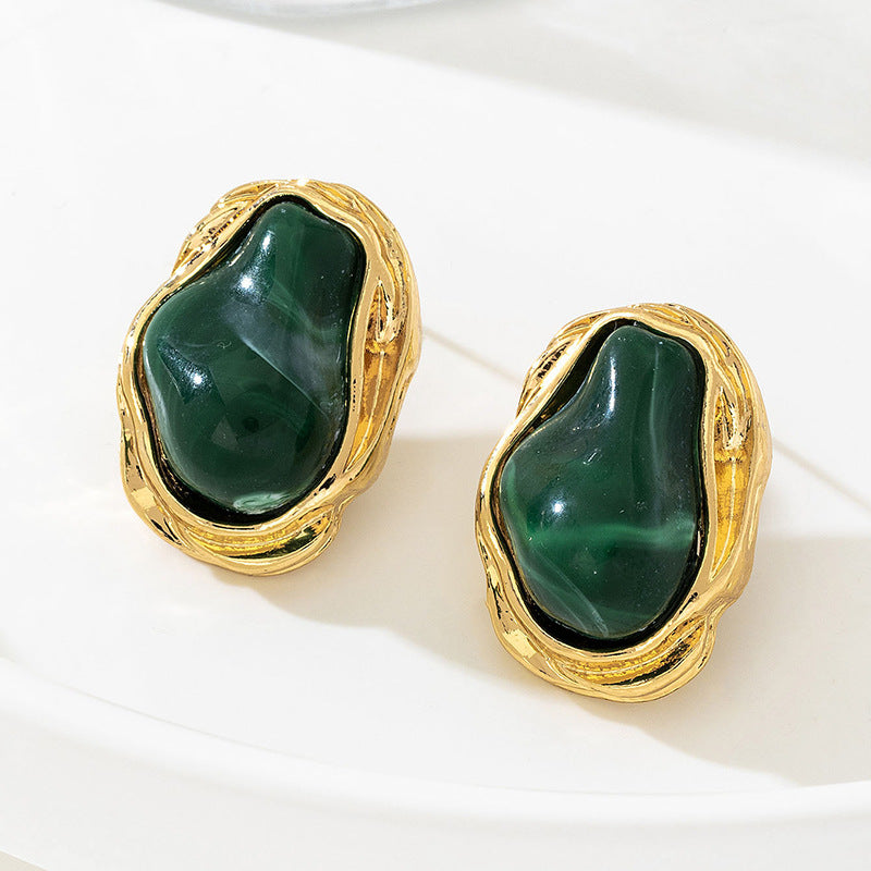 Wholesale Retro Baroque Colorful Irregular Pearl Earrings For Women Stylish Alloy Jewelry Accessory Gift Resale