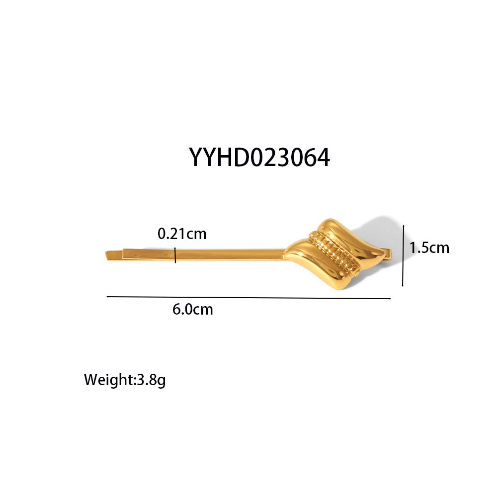 Wholesale Fashion Stainless Steel Autumn and Winter High-grade Sunflower Bangs Hairpin