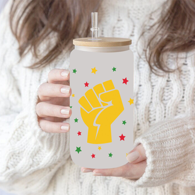 Wholesale Black History 16oz Cup UV DTF Wraps