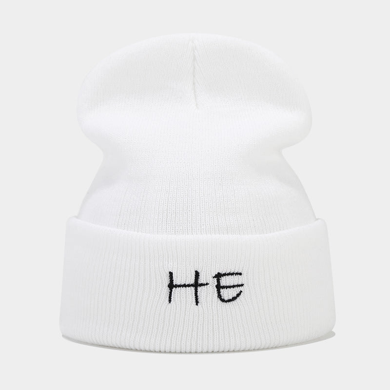 Wholesale 2023 Autumn and Winter New Mom and Dad Couple Letters Embroidery Knitted Hat Woolen Hat