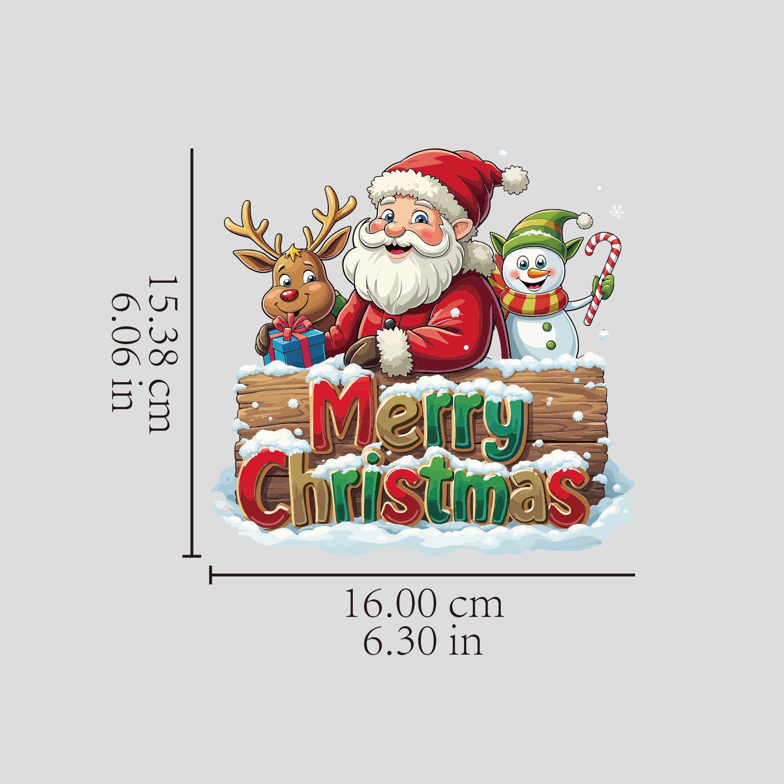 Wholesale Heat transfer stickers Christmas UV DTF  ready to press transfers  wraps.