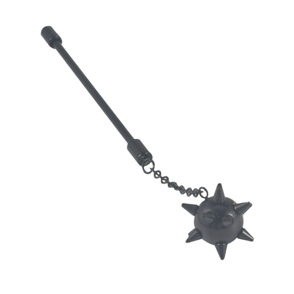 Wholesale Stainless Steel Barbell Earrings with Chain Pendant Fashion Party Jewelry Accessory