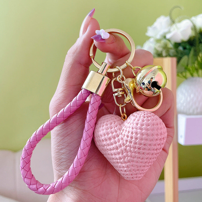 Wholesale Resin Yarn Love Keychains
