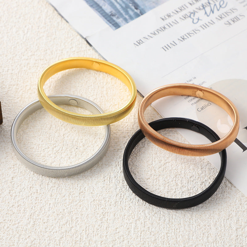 Wholesale Stretchable Metal Bracelet Armband Shirt Sleeve Ring