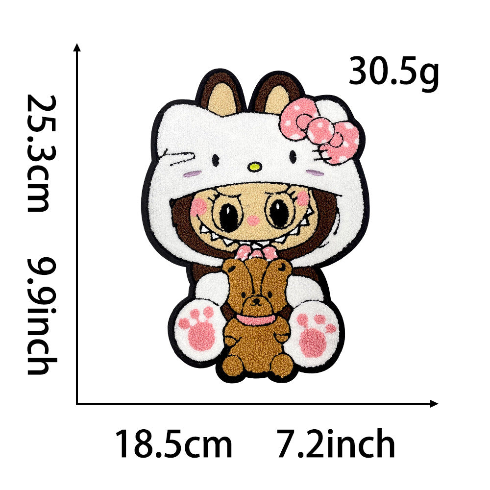 Wholesale Cute Hat Shape Embroidered Patch Cartoon Applique For Coat Fashion Accessory OLY Exclusive
