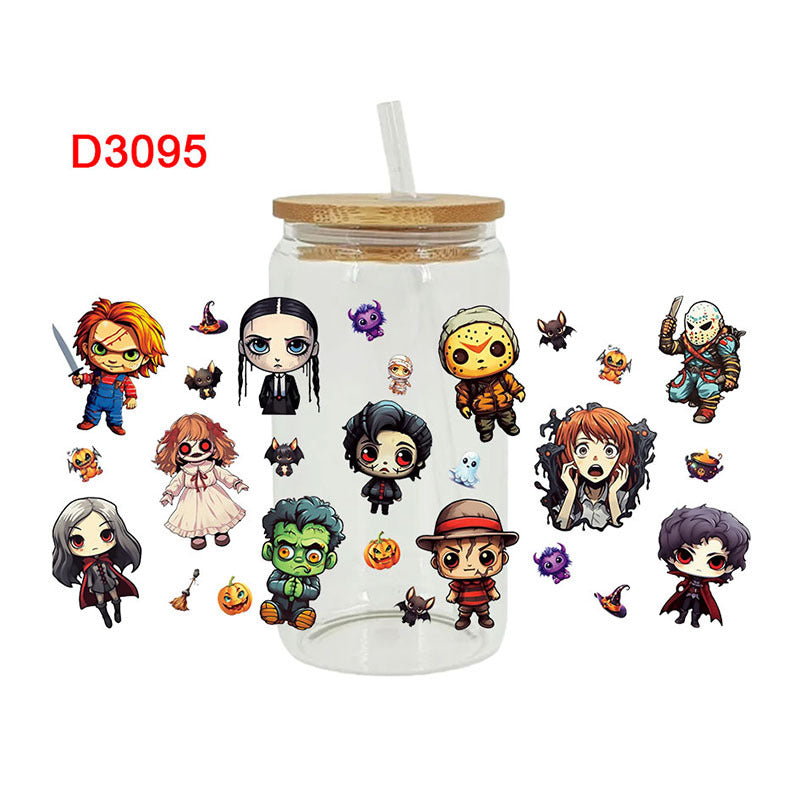 Wholesale Skeleton Phone Series  16oz Cup UV DTF Wraps