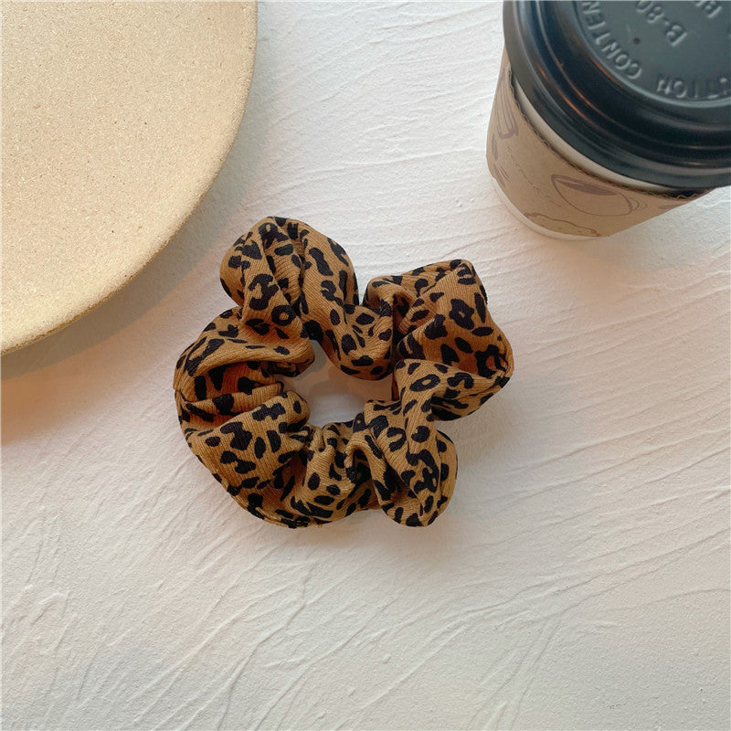 Wholesale Winter Leopard Print Hair Ties