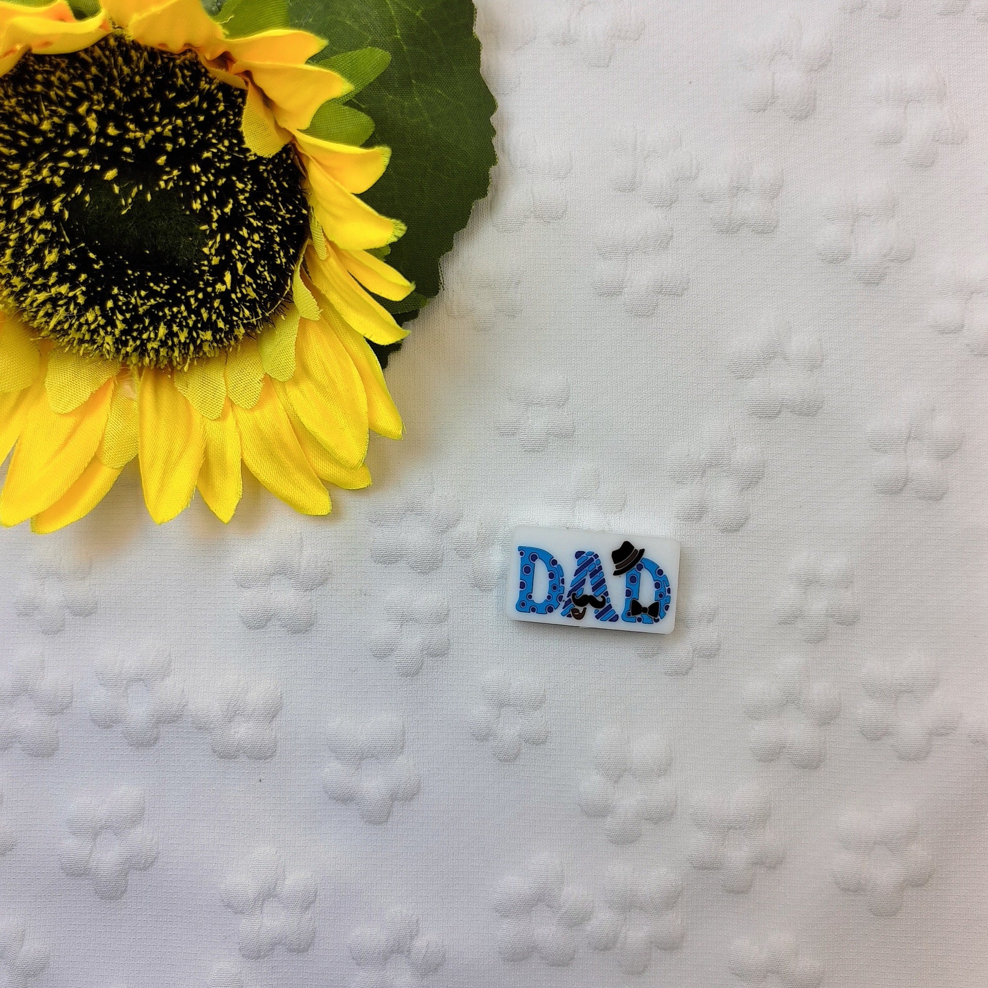 Wholesale New Cartoon Creative Father's Day Series Silicone Beads  10pcs/pack