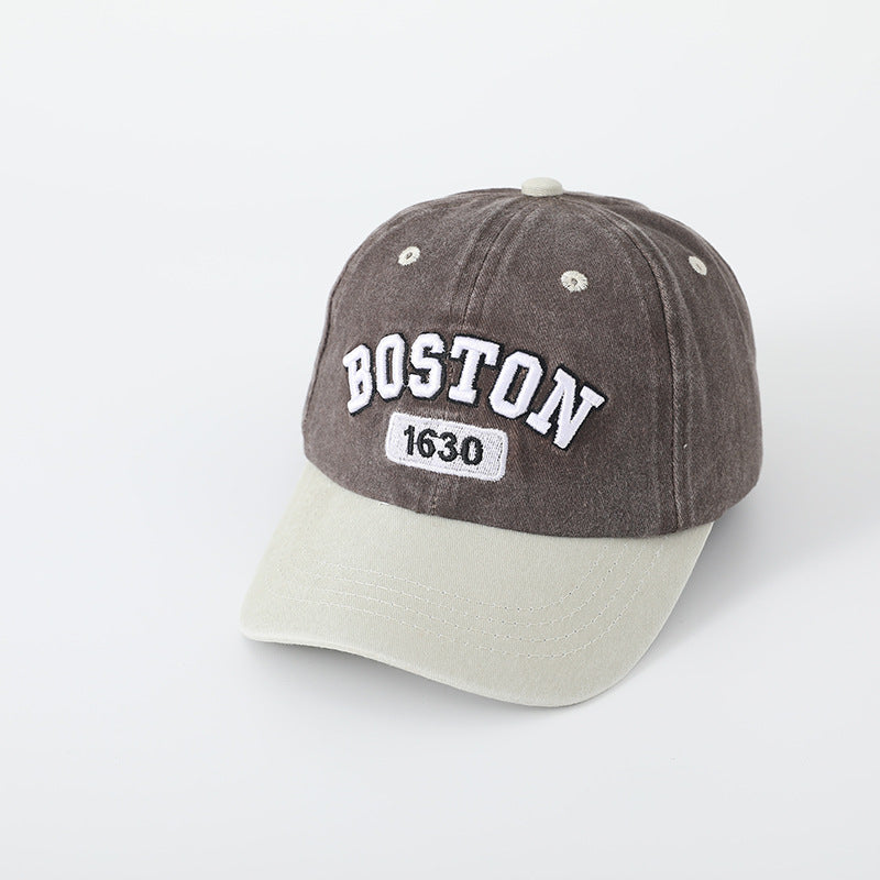 Wholesale Colorblock English Letters Baseball Cap