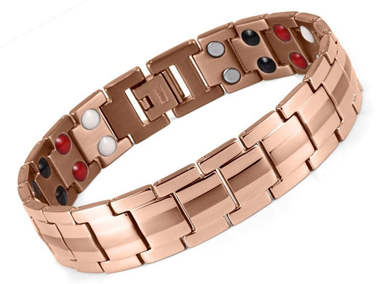Wholesale  Detachable Double Row Magnet Men' s Bracelet