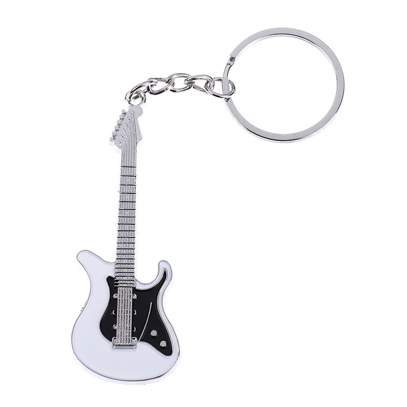 Wholesale Guitar Five Pointed Star Alloy Keychains