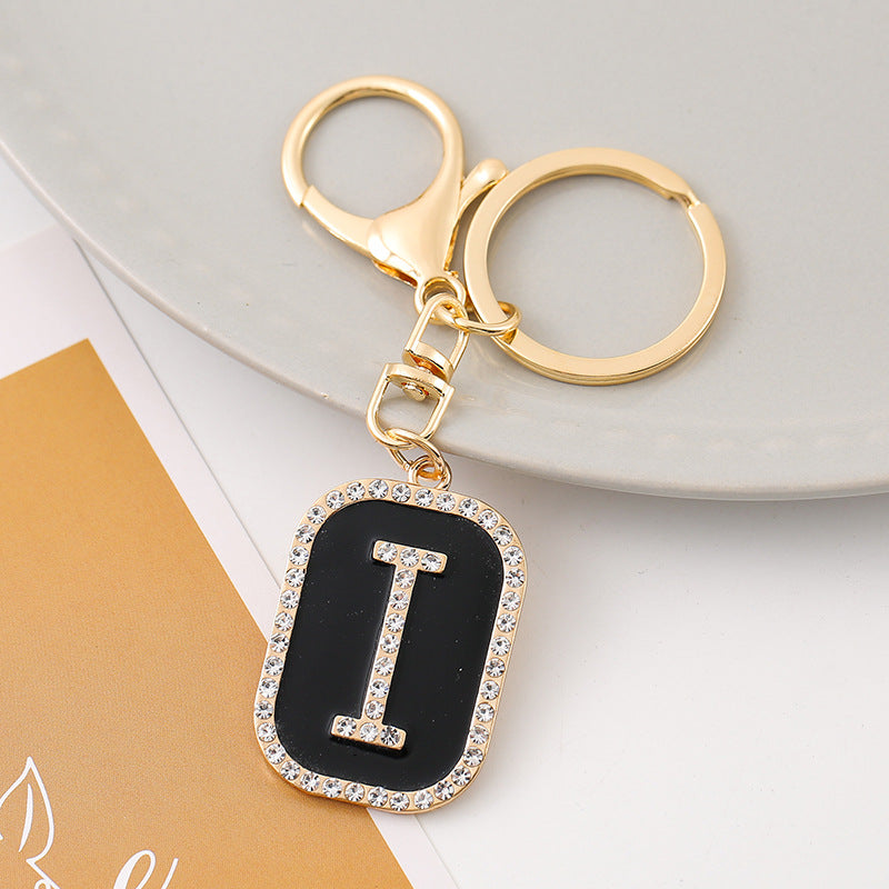 Wholesale Creative 26 English Letters Zinc Alloy Keychain
