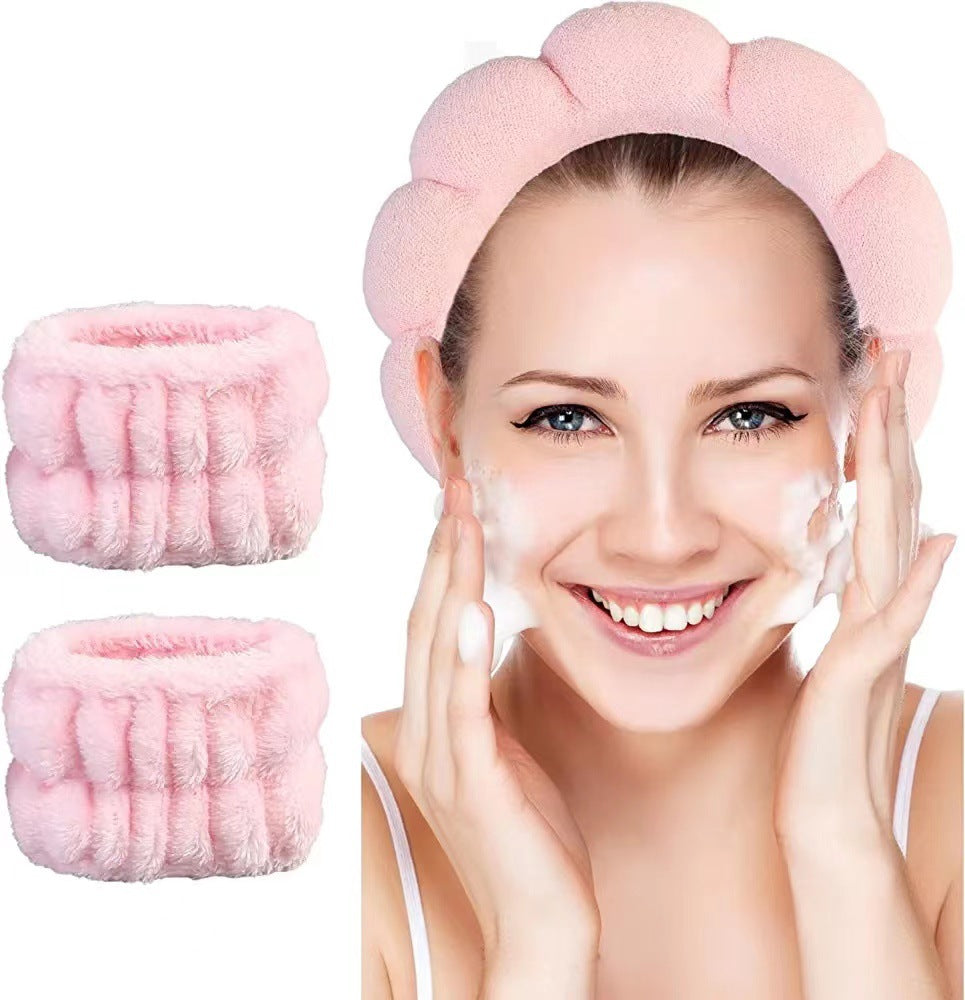 Wholesale Braided high top face wash makeup headband