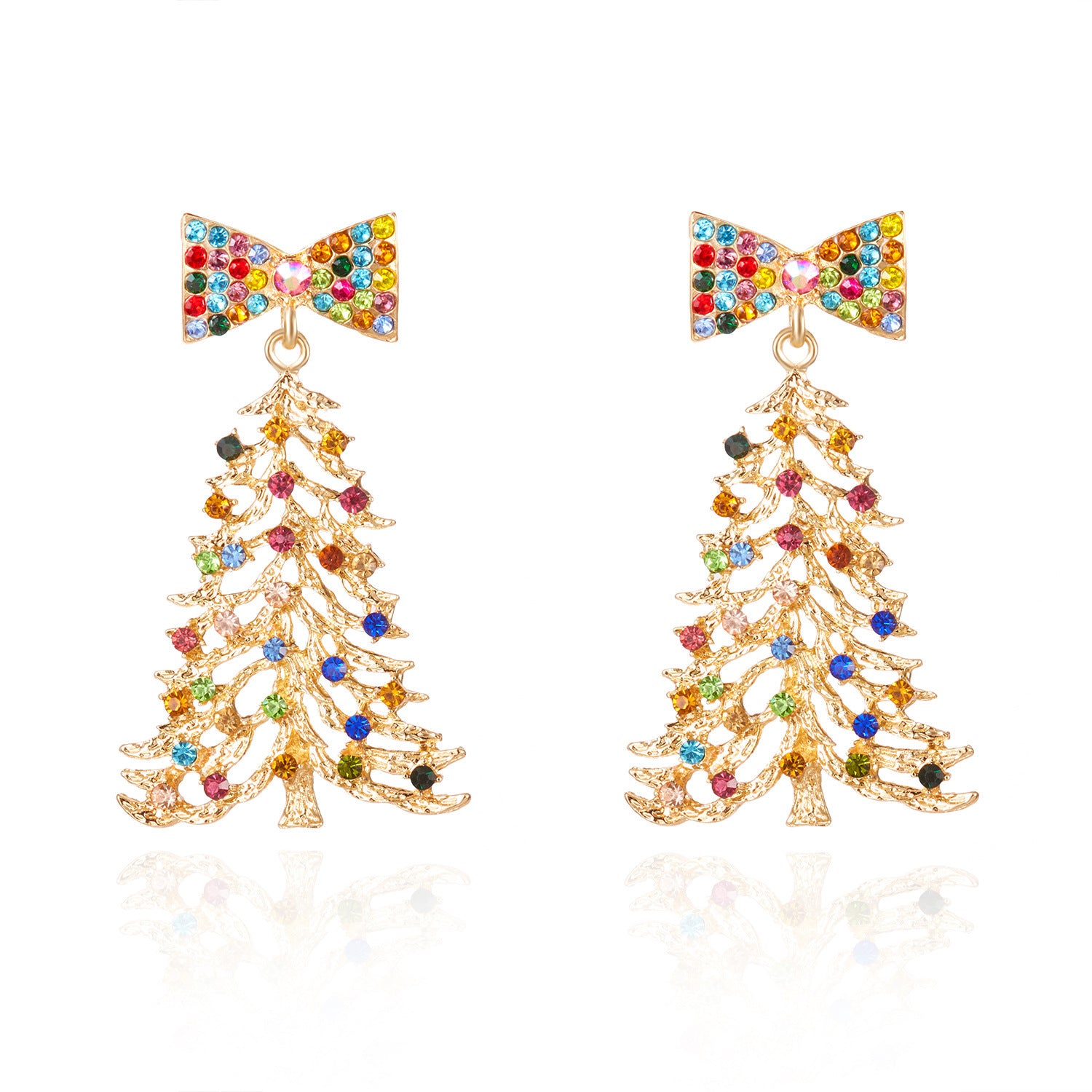 Wholesale Christmas tree earrings