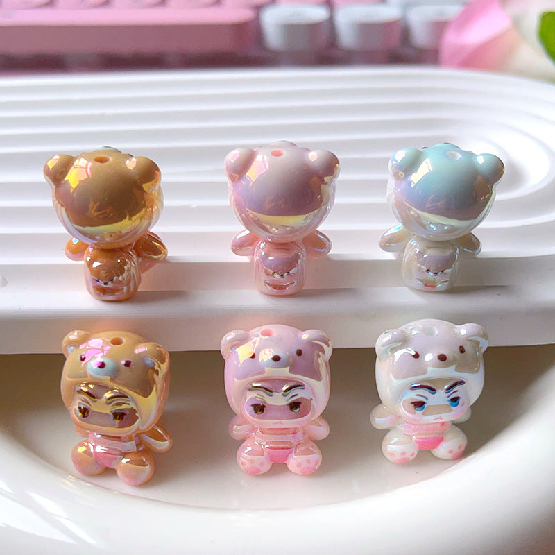Wholesale Cute cartoon  bead 3D Focal Beads