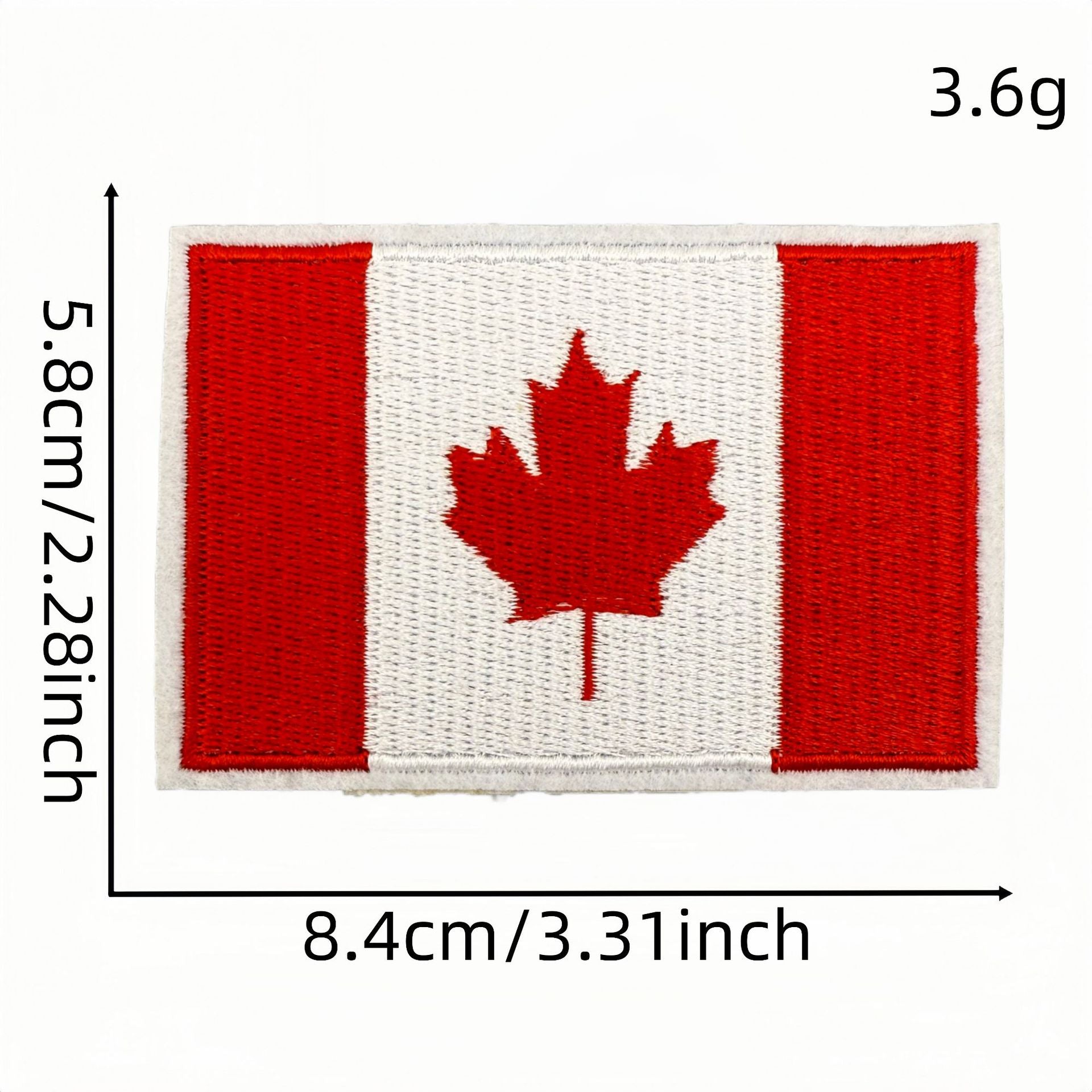 Wholesale Red Cartoon Maple Leaf DIY Patches
