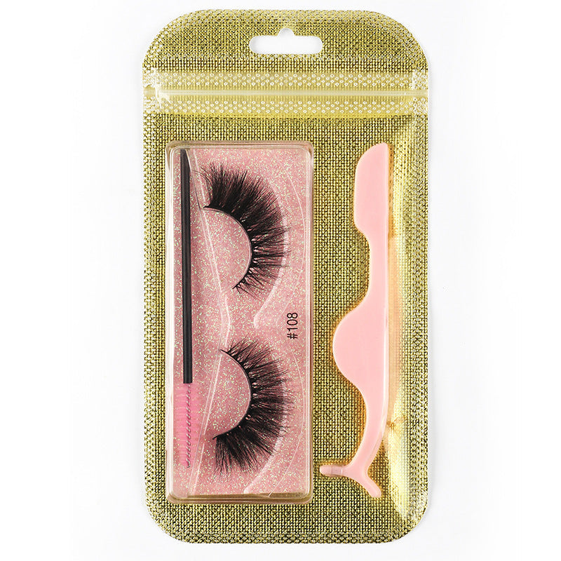 Wholesale 3D false eyelashes natural thick