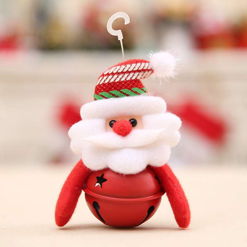 Wholesale Christmas Tree Decoration Accessories Santa Claus Snowman Doll Pendant