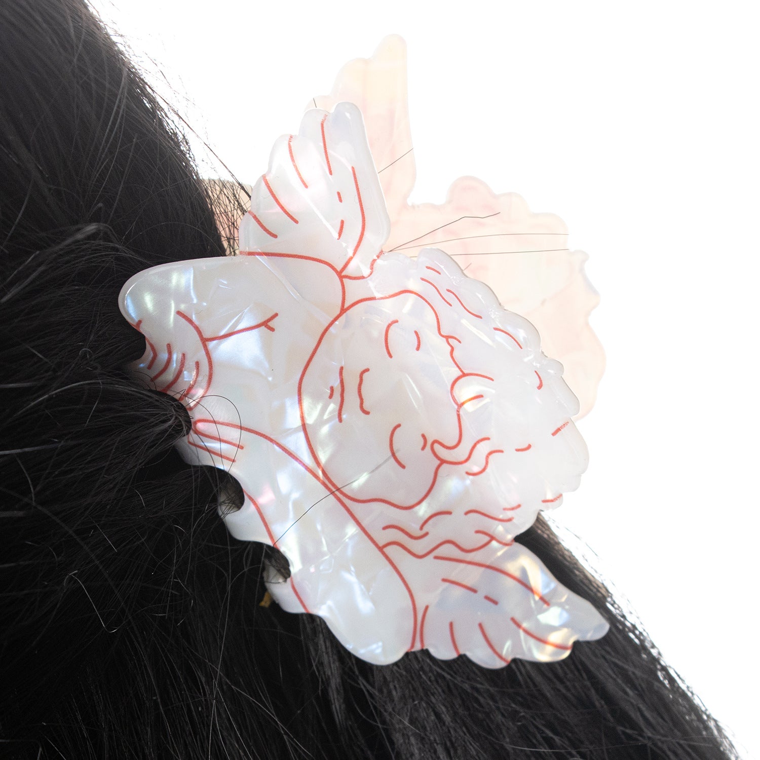 Wholesale Valentine's Day Colorful Rectangular Angel PVC 8cm Autumn and Winter Clip