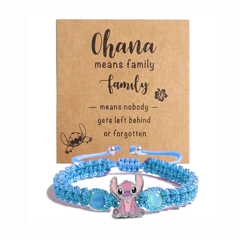 Wholesale  Woven Bracelet Cartoon Animation Hand Ornaments Hand-Woven Bracelet OLY Exclusive