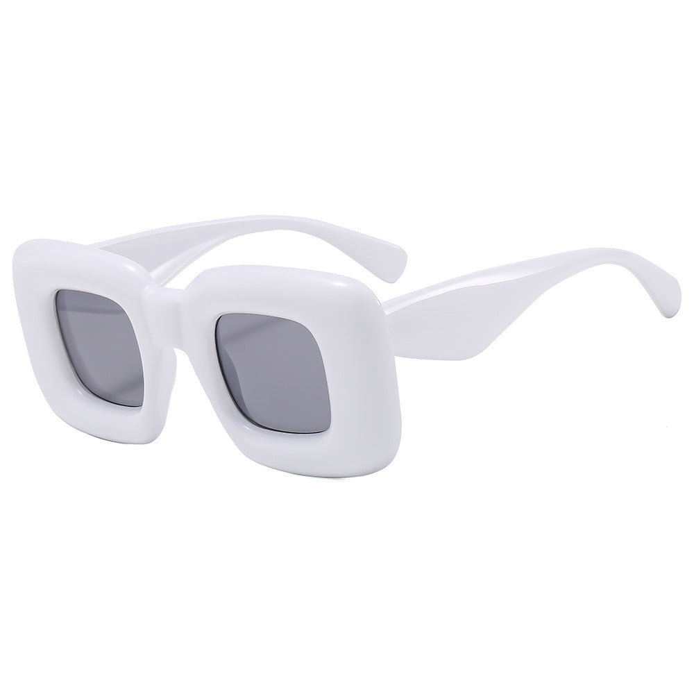 Wholesale New Large Square Frame PC Sunglasses