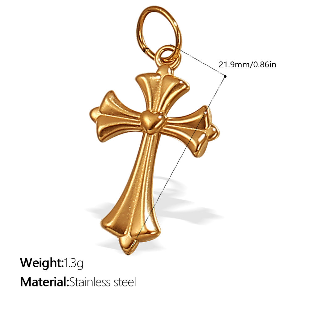 Wholesale Stainless Steel Cross Pendant Necklace