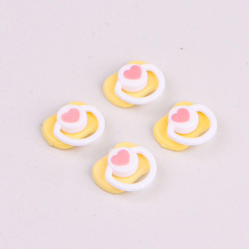 Wholesale Handmade DIY plush twisted stick accessories material doll black eyes nose Christmas hat scarf Accessories