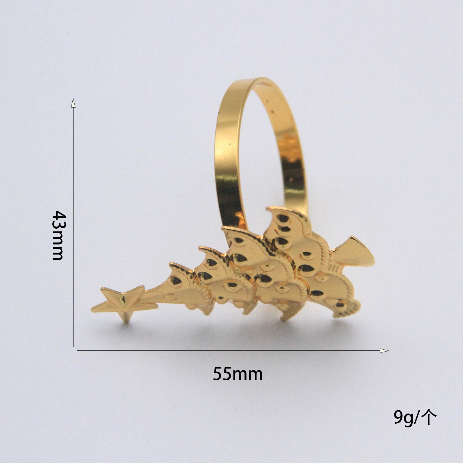 Wholesale 10pcs/pack Christmas tree napkin ring buckle table decorations