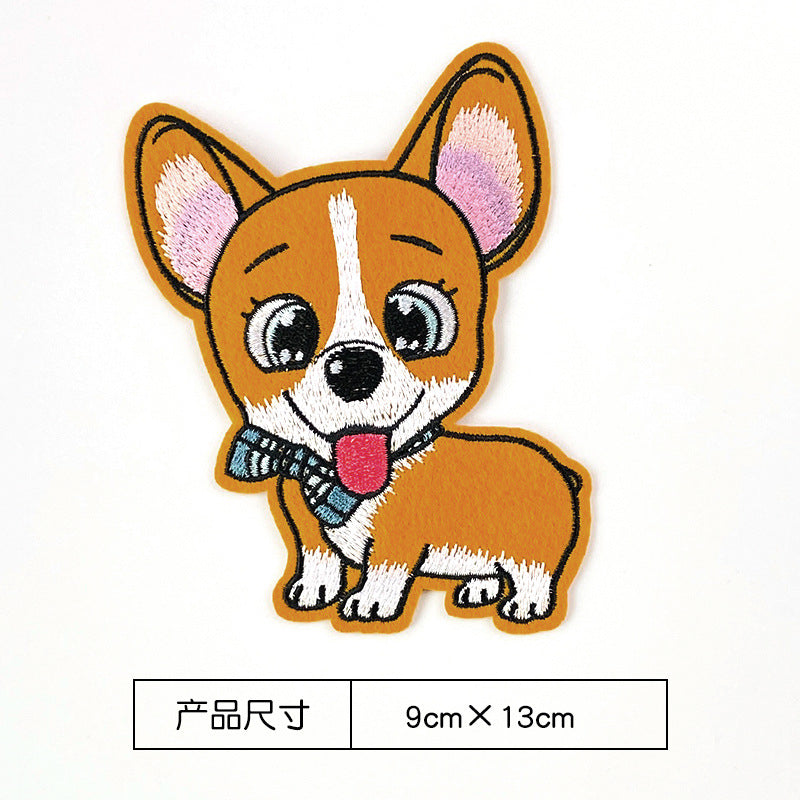 Wholesale Cartoon Dog Cute Animal Embroidery DIY Patches