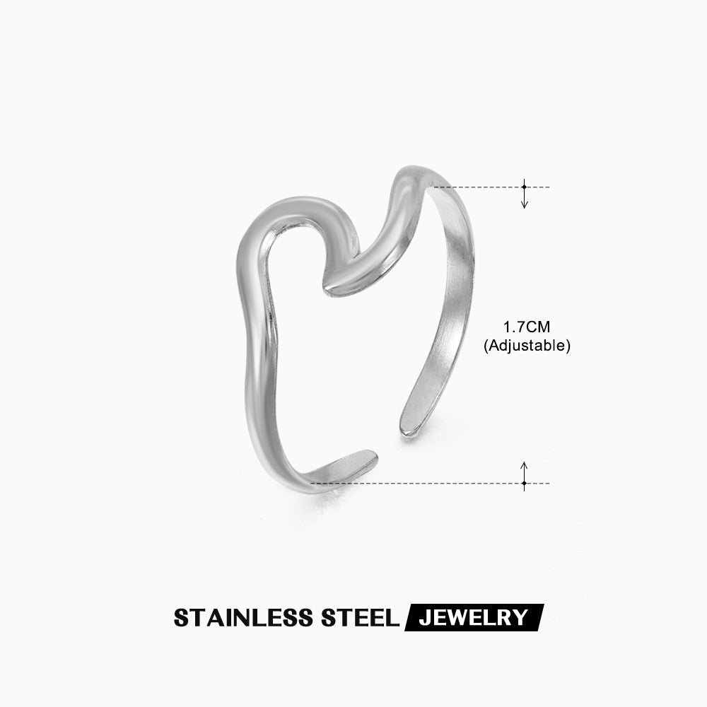Wholesale Stainless Steel Irregular Shaped Adjustment Ring