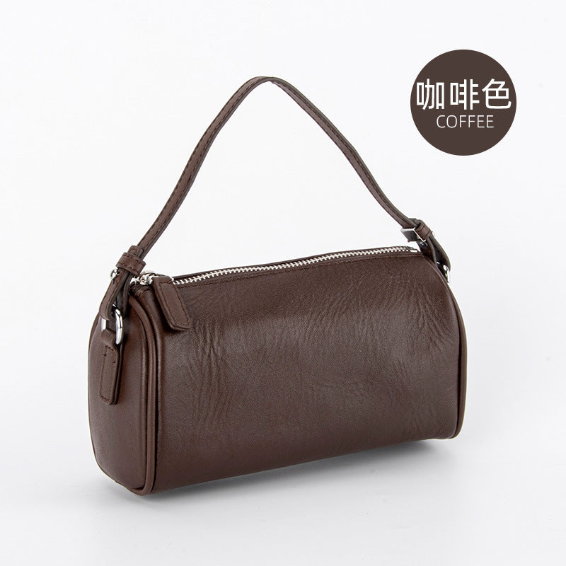 Wholesale Genuine top-grain cowhide simple crossbody bag