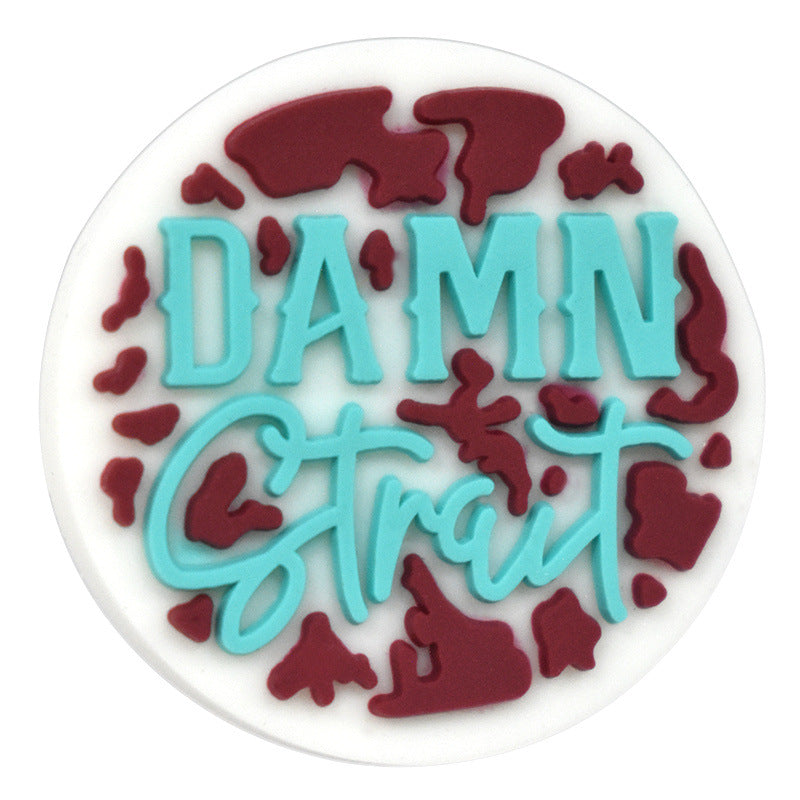 Wholesale Random 100pcs Flower Horror  Phrase Focal Beads