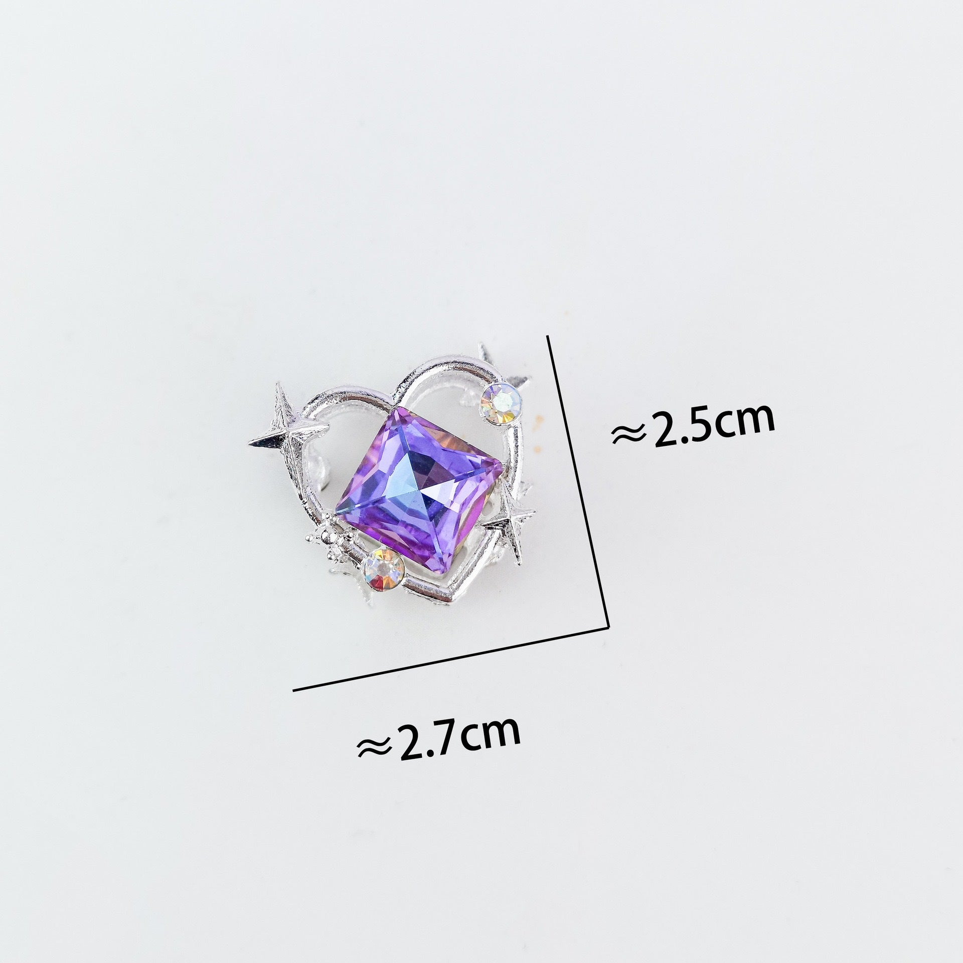 Wholesale DIY beads hollow heart mini hole bead pendant bead pen accessories