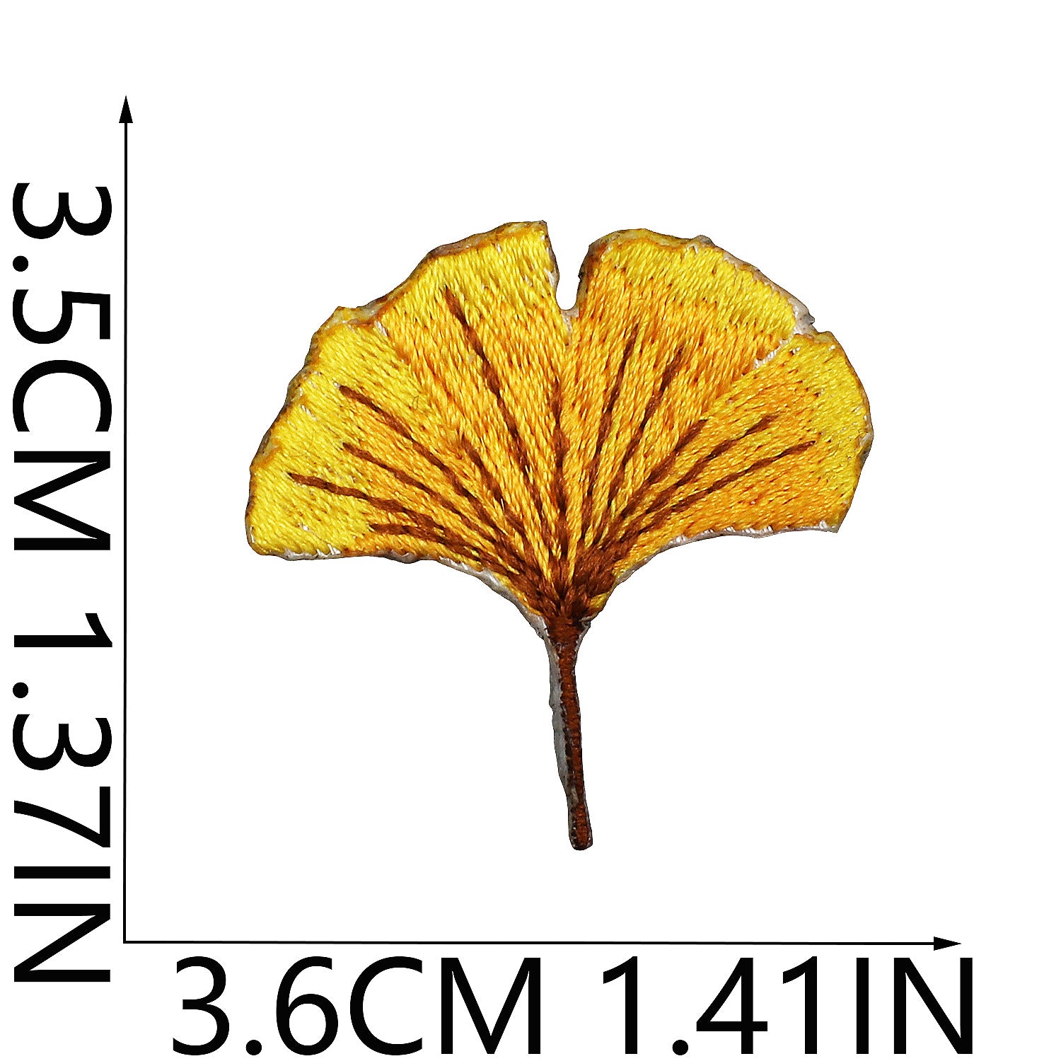 Wholesale Ginkgo Leaf Carnation Lily Rose Embroidery DIY Patches