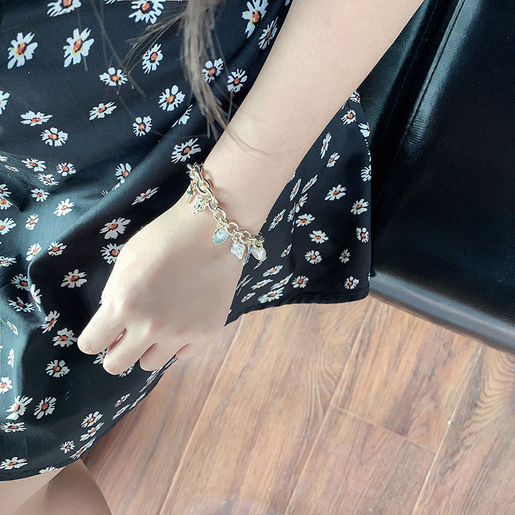 Wholesale Personalized Starfish Conch Chain Bracelet Fashion All-match High-end Temperament Adjustable Bracelet for Women