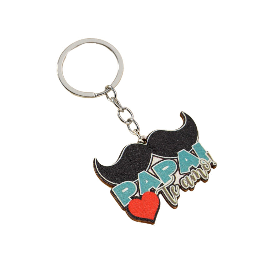 Día del padre al por mayor Bigote de bigote de madera