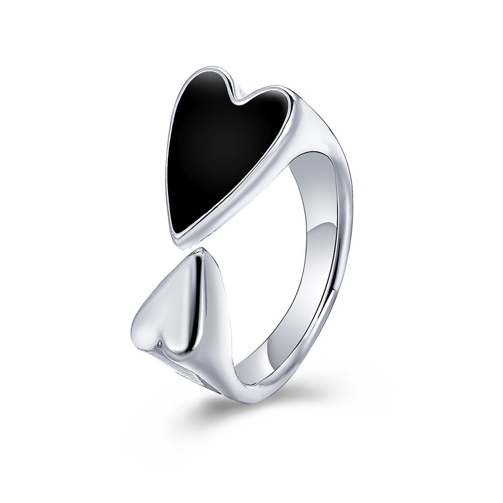 Wholesale Valentine's Day Love Adjustable Zinc Alloy Rings