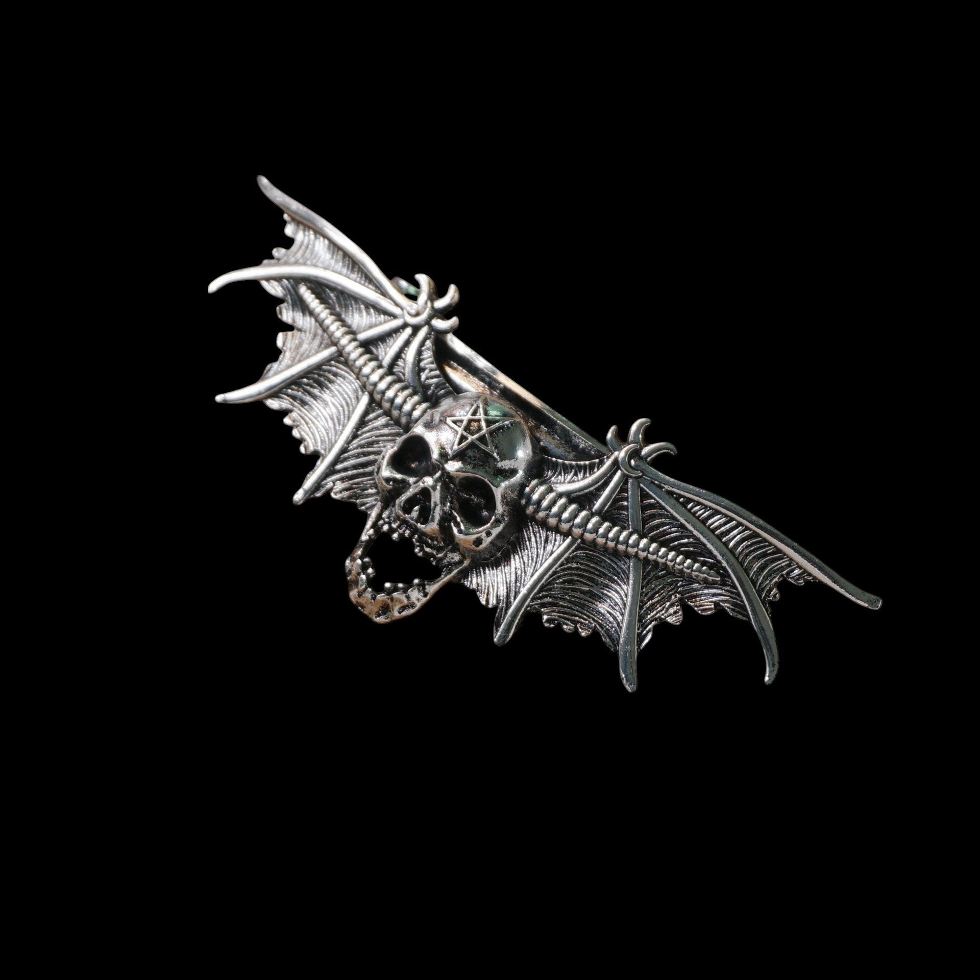 Wholesale Vintage skull bat brooch brooch pin  accessories
