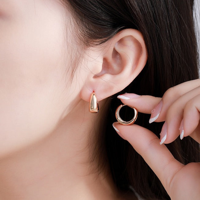 Wholesale Yellow Gold Plated Ring Earrings