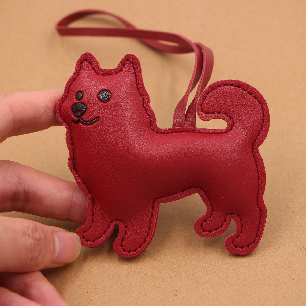 Wholesale Trendy Korean Style Artificial Leather Animal Pendant Bag Charm Decorative Fashion Accessory For Bags And Keychains
