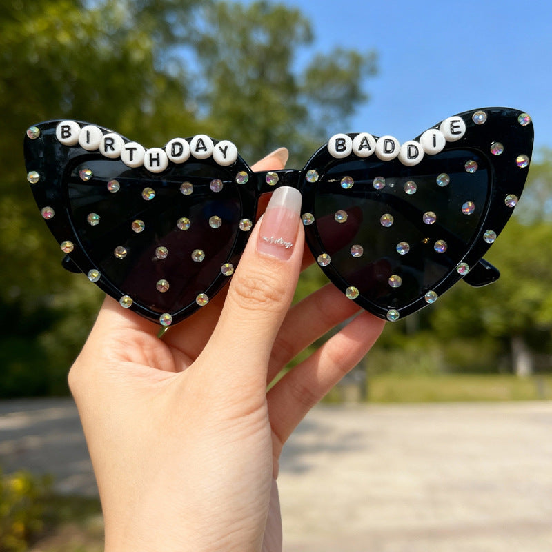 Wholesale Party Heart Earrings Men' s/ women' s sunglasses